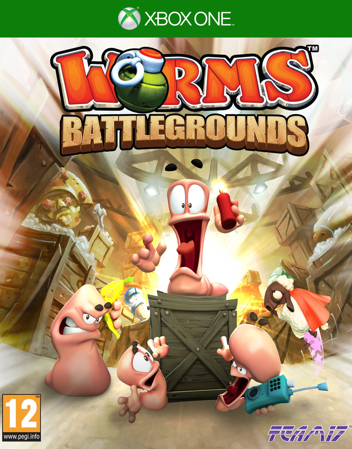 WORMS BATTLEGROUNDS   Xbox One Video Game