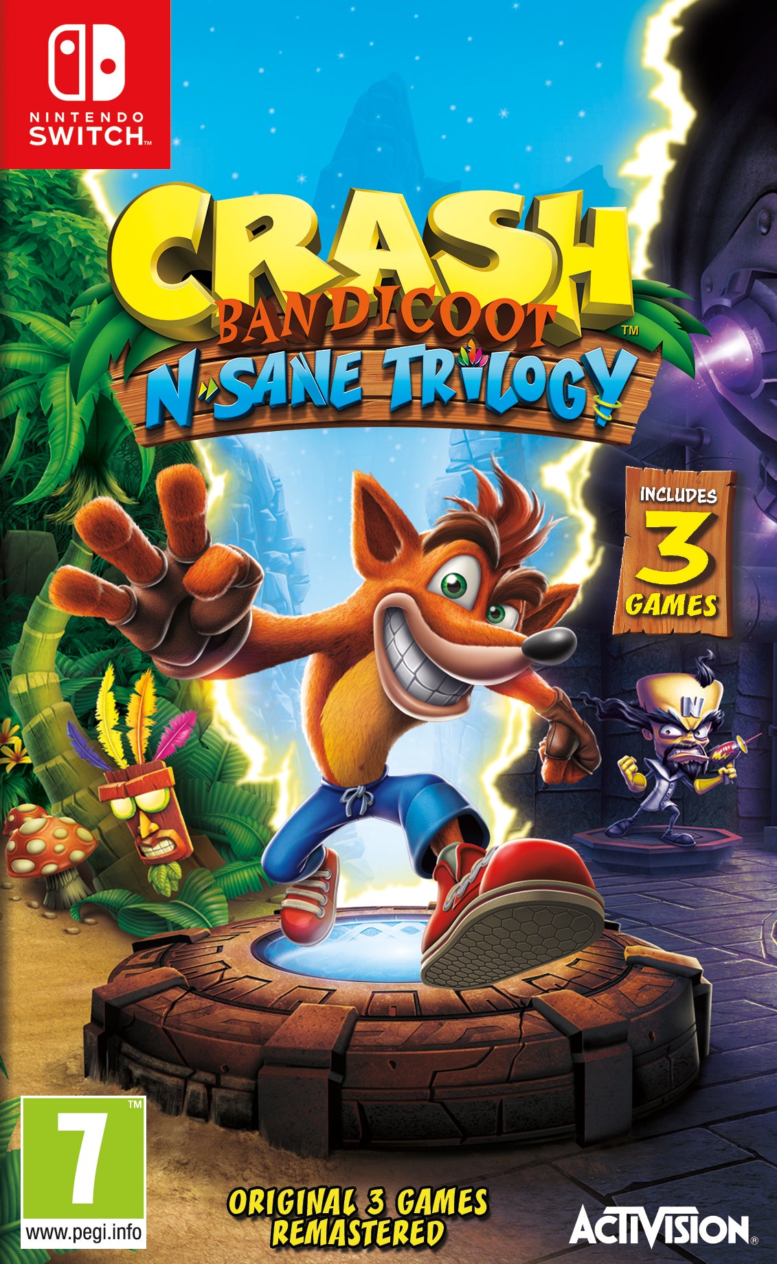 CRASH BANDICOOT N SANE TRILOGY Nintendo Switch Video Game