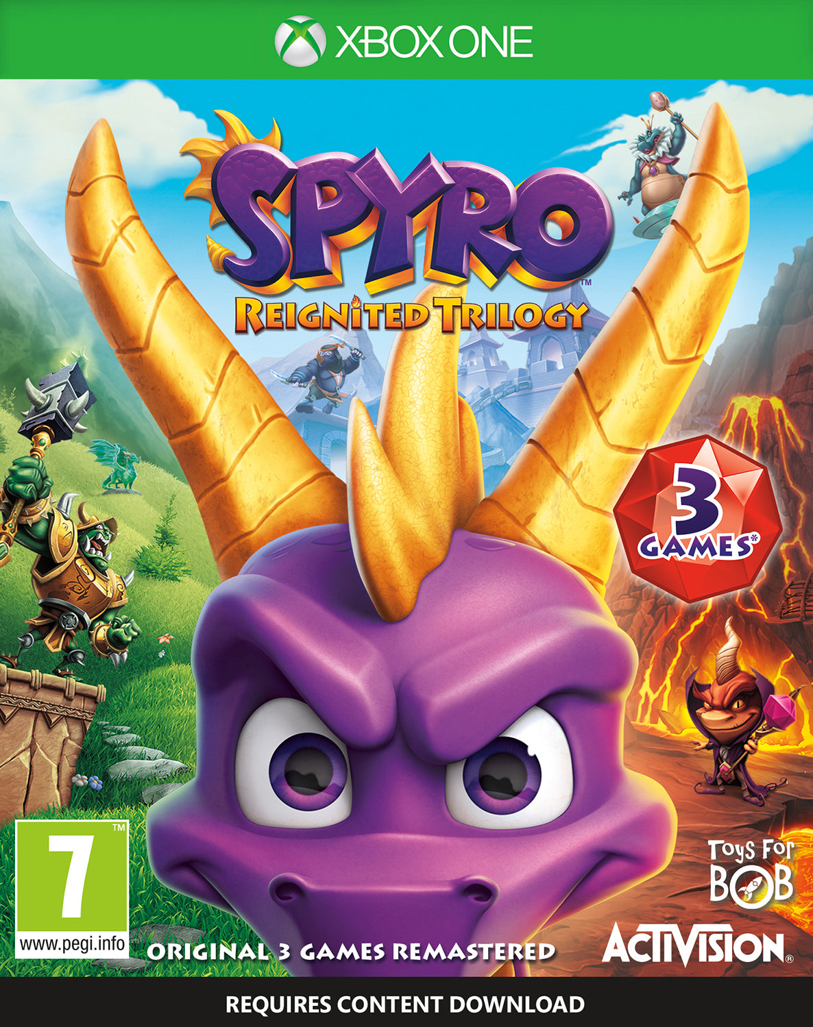 SPYRO TRILOGY REIGNITED  Microsoft Xbox One Video Game