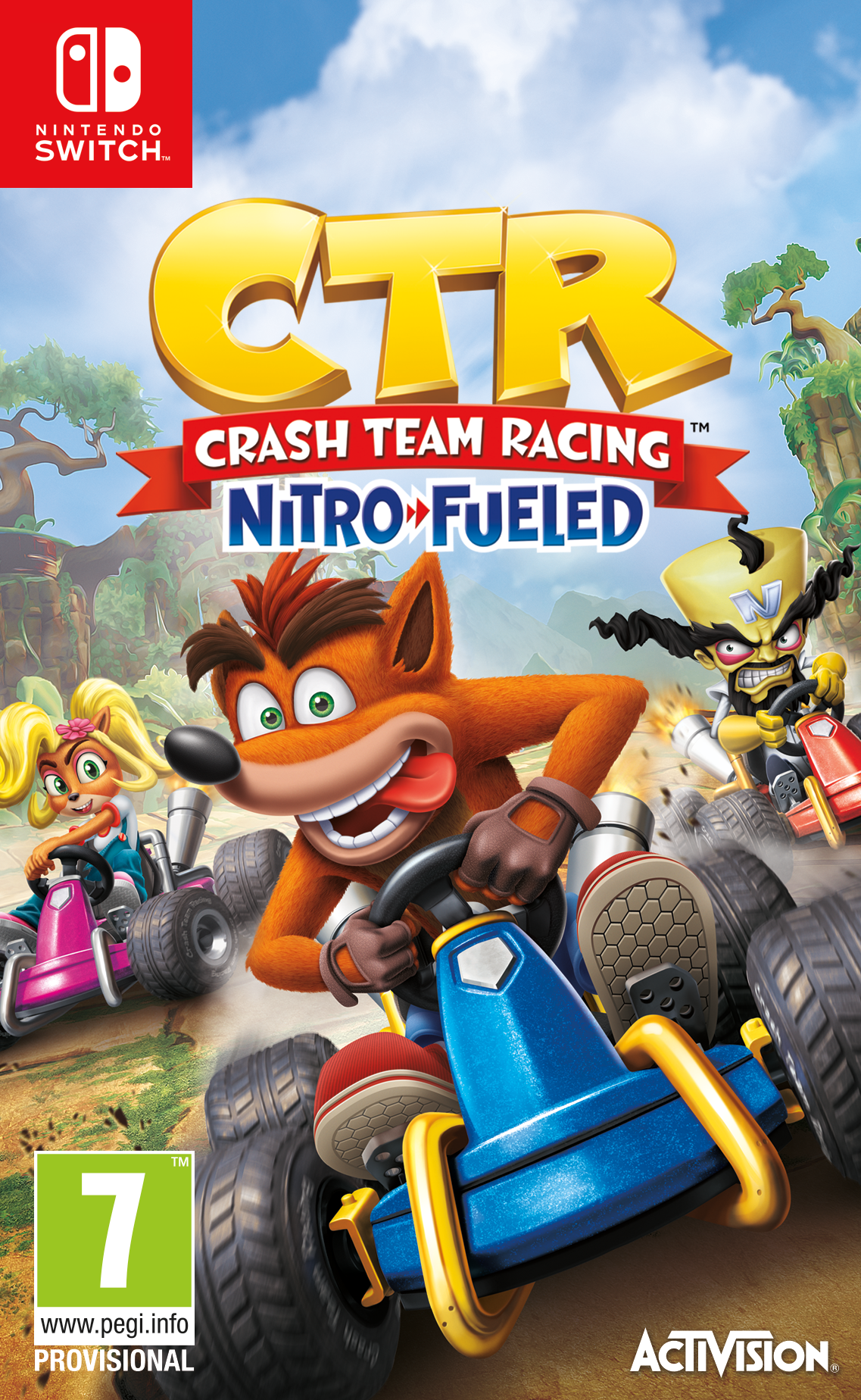 CRASH TEAM RACING NITRO FUELED Nintendo Switch Video Game