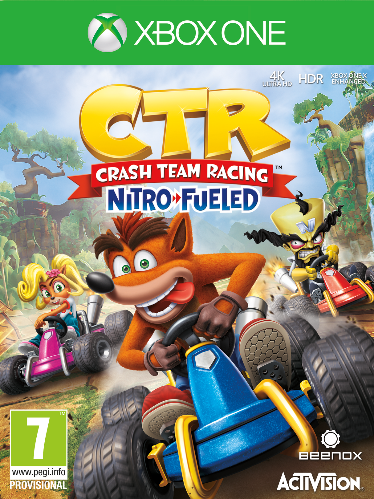 CRASH TEAM RACING NITRO FUELED Microsoft Xbox One Video Game