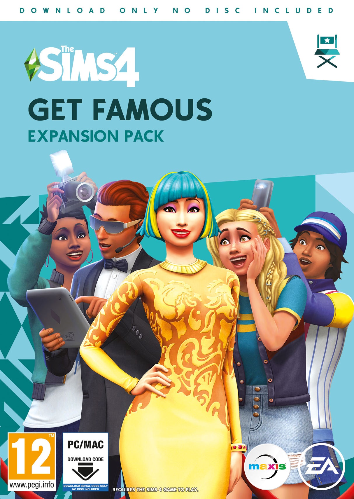 THE SIMS 4 GET FAMOUS IBM/PC Video Game