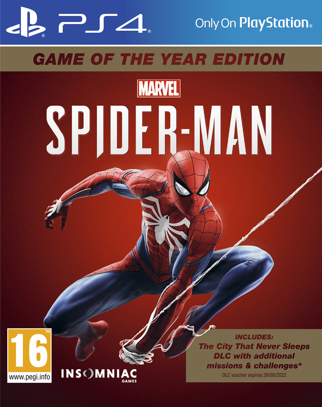 SPIDER MAN GOTY  Playstation 4 Video Game