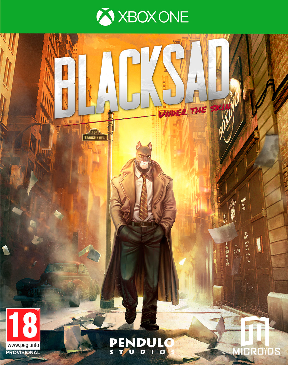 BLACKSAD THE SKIN  Microsoft Xbox One Video Game