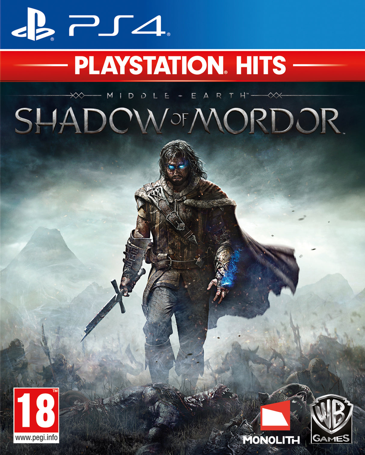 PS HITS SHADOW OF MORDOR   Playstation 4 Video Game