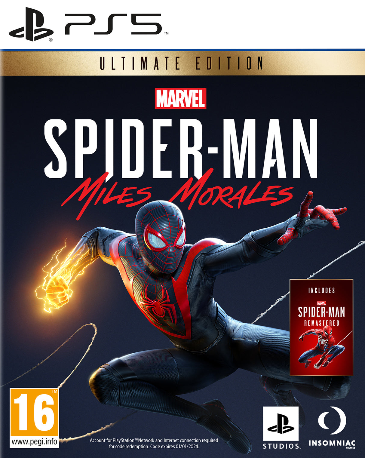 MARVEL SPIDERMAN MILES MOR UE Playstation 5 Video Game