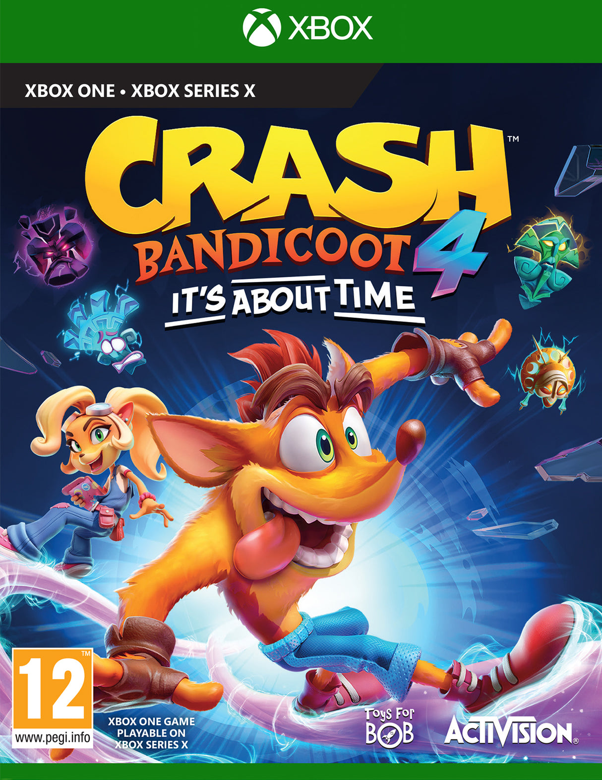 CRASH BANDICOOT ITS ABOUT TIME Microsoft Xbox One Video Game