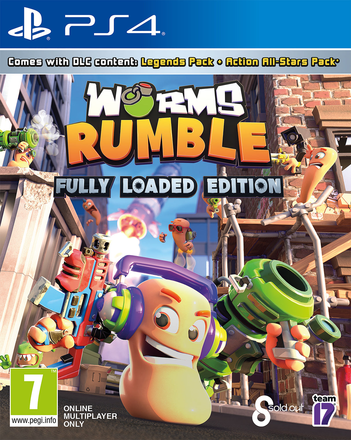 WORMS RUMBLE FULLY LOADED   Playstation 4 Video Game