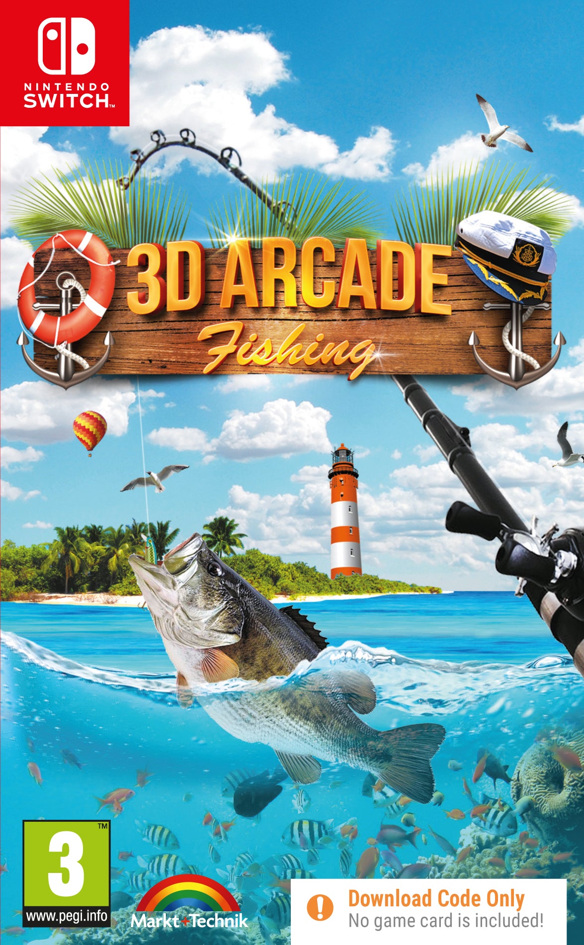 3D ARCADE FISHING CIB   Nintendo Switch Video Game