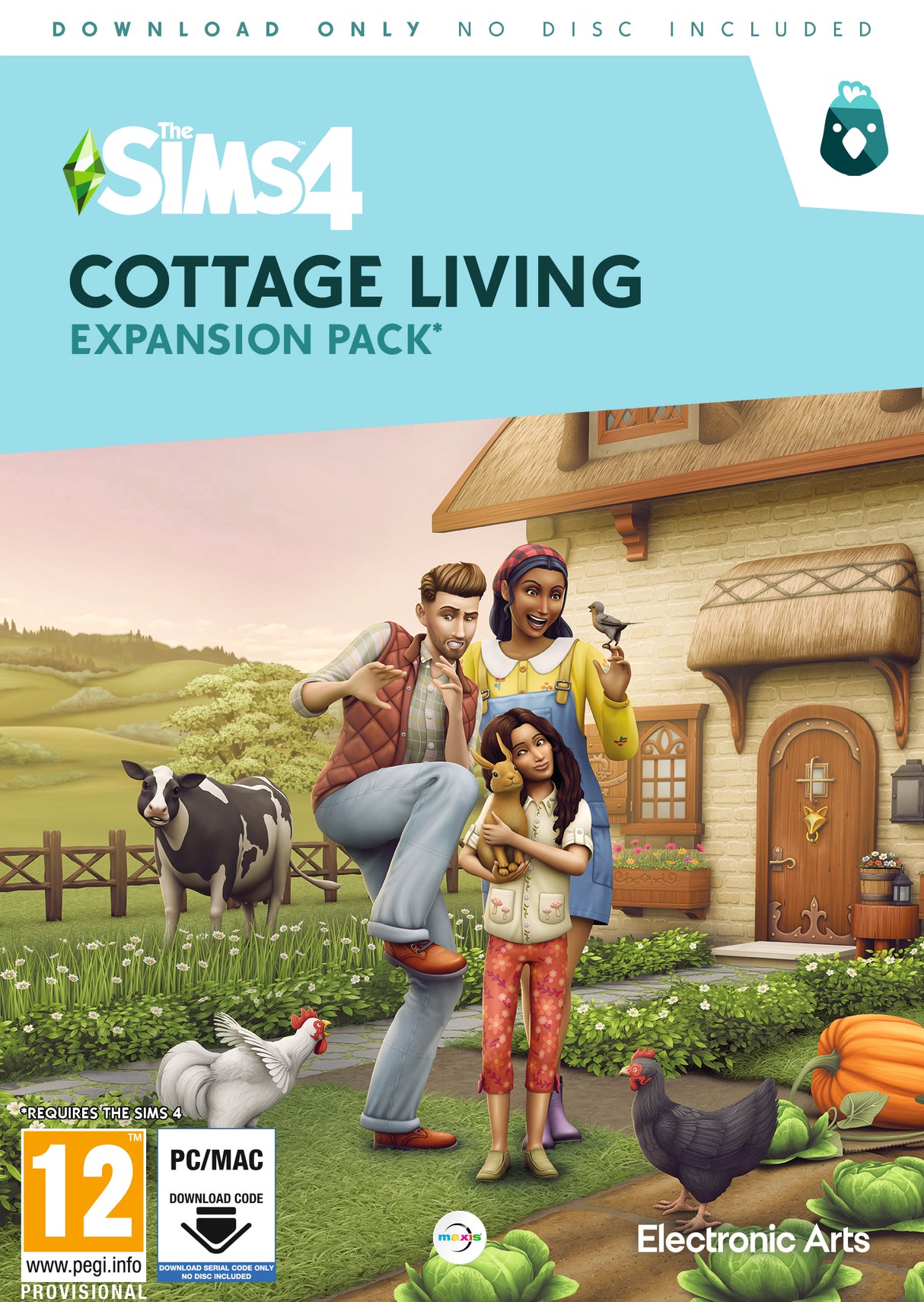 THE SIMS 4 COTTAGE LIVING PC/MAC COMBINED Video Game