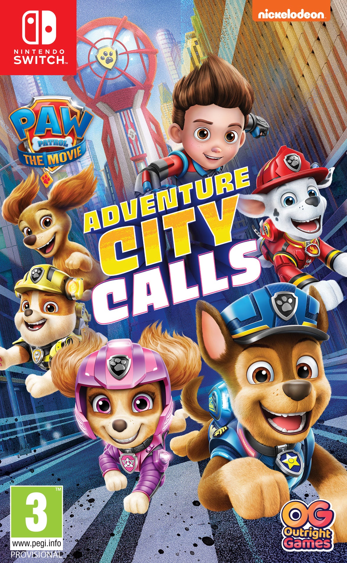 PAW PATROL ADV CITY CALLS   Nintendo Switch Video Game