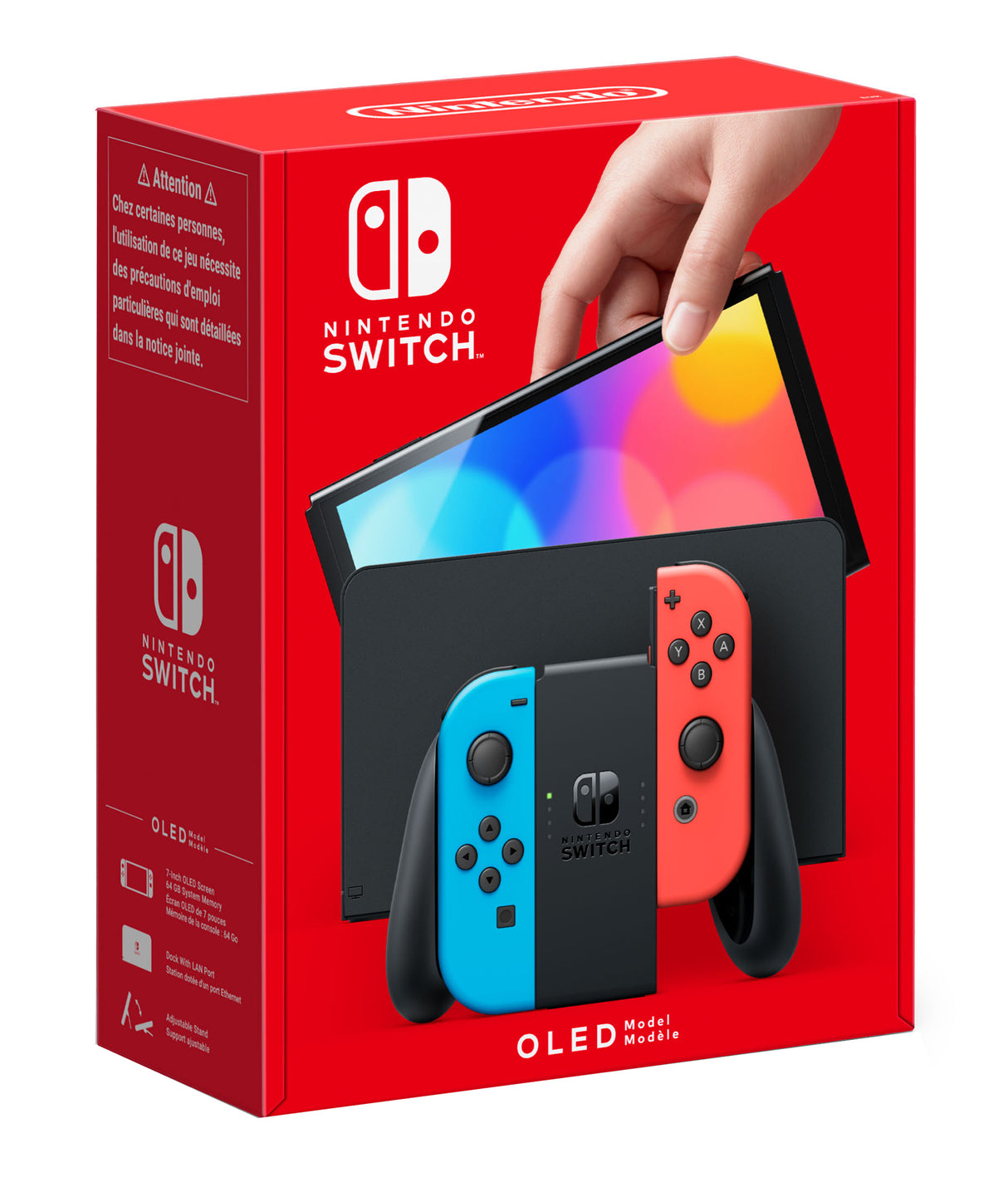 SWITCH HW OLED NEON BLUE & RED Nintendo Switch Handled Console