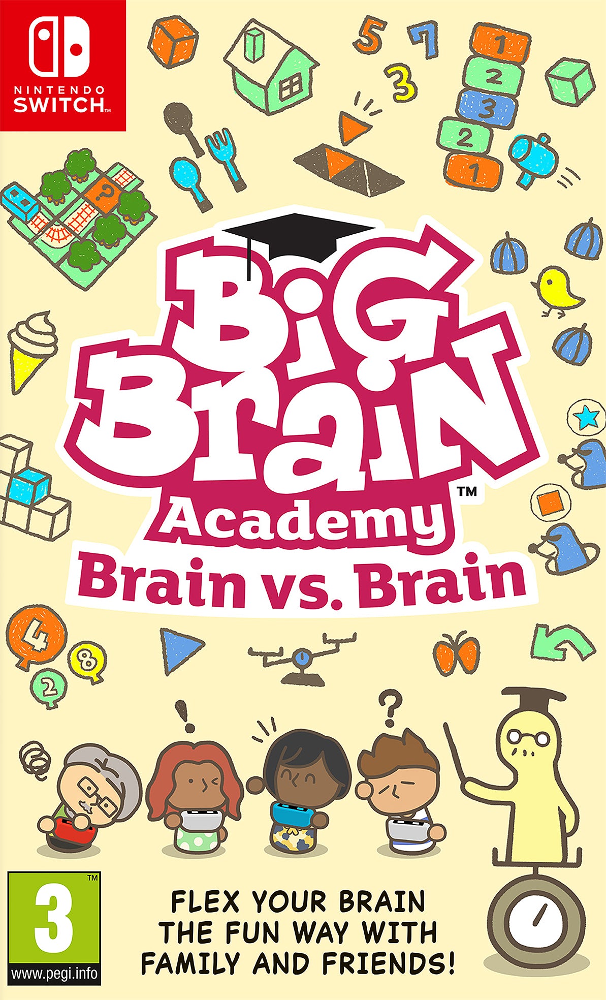 BIG BRAIN ACADEMY BRAIN VS BRA Nintendo Switch Video Game