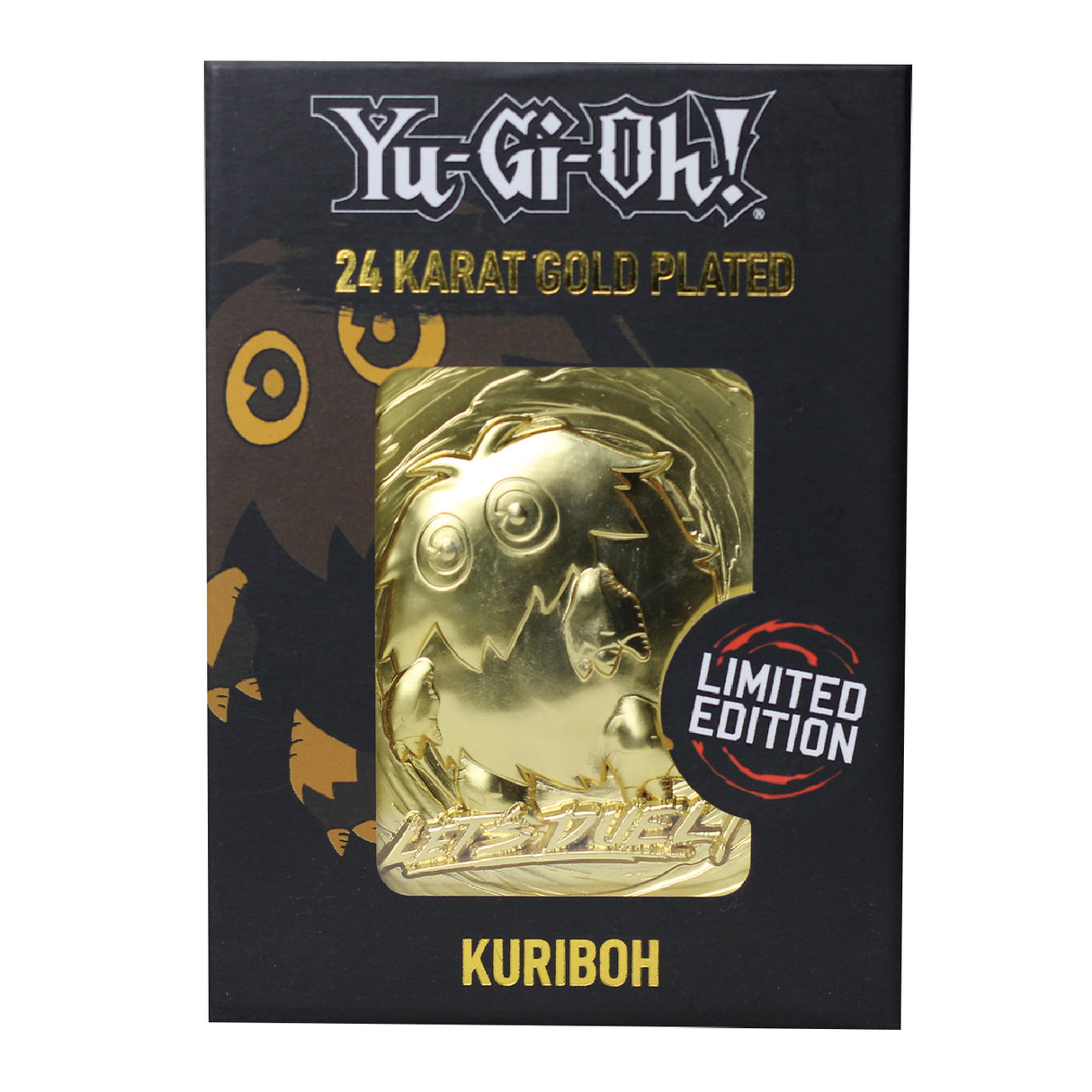 24K YGO KURIBOH  Collectible - 24K Gold God Card