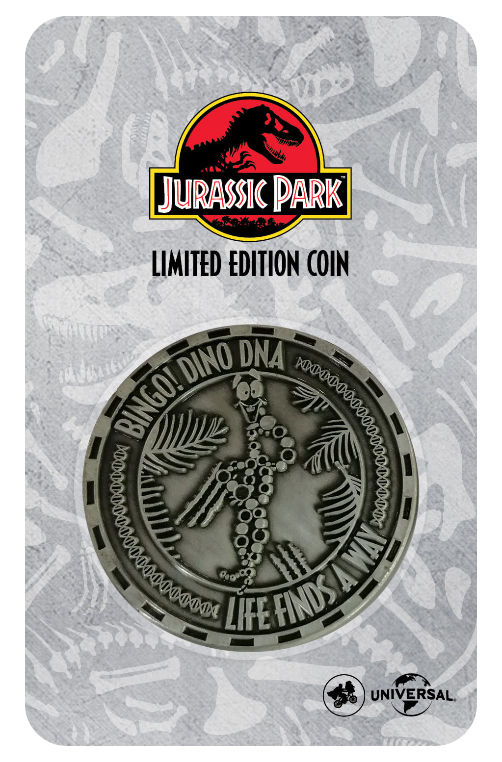 COIN JURASSIC PARK DNA   Collectible - Coin
