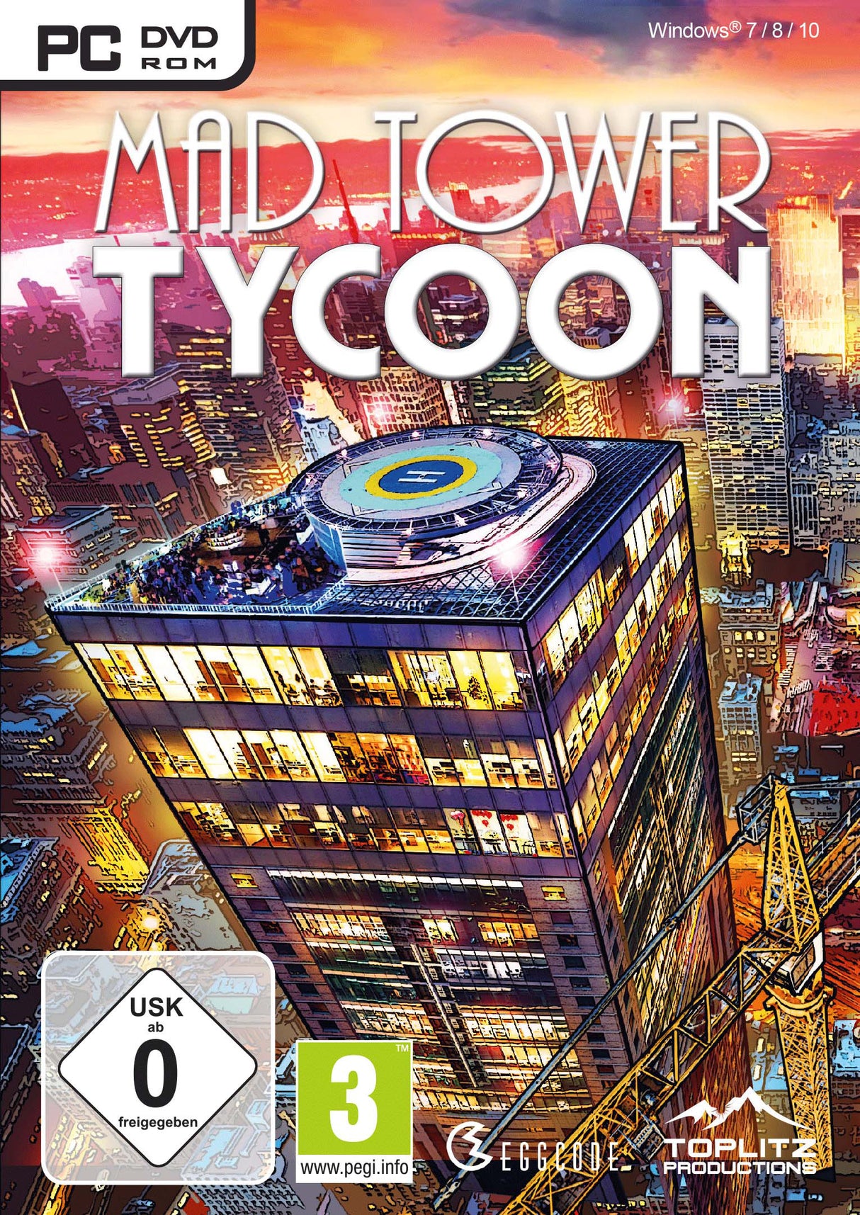 MAD TOWER TYCOON IBM/PC Video Game