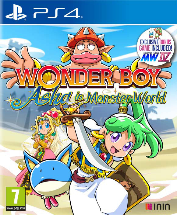 WONDER BOY ASHA IN MONSTER WLD Playstation 4 Video Game