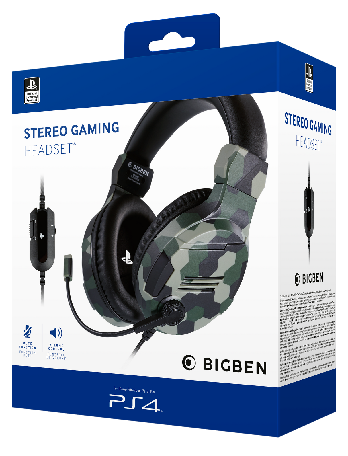 CAMO SONY OFFICIAL HEADSET V3  Sony Officially Licensed Wired Headset