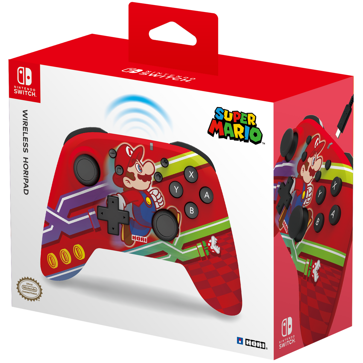 WIRELESS HORIPAD MARIO   Nintendo Officially Licensed Branded Wireless Controller