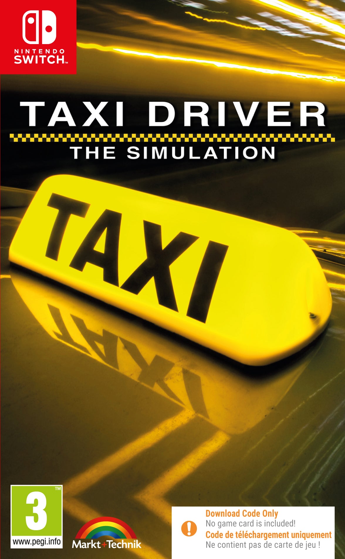TAXI DRIVER THE SIMULATION CIB Nintendo Switch Video Game