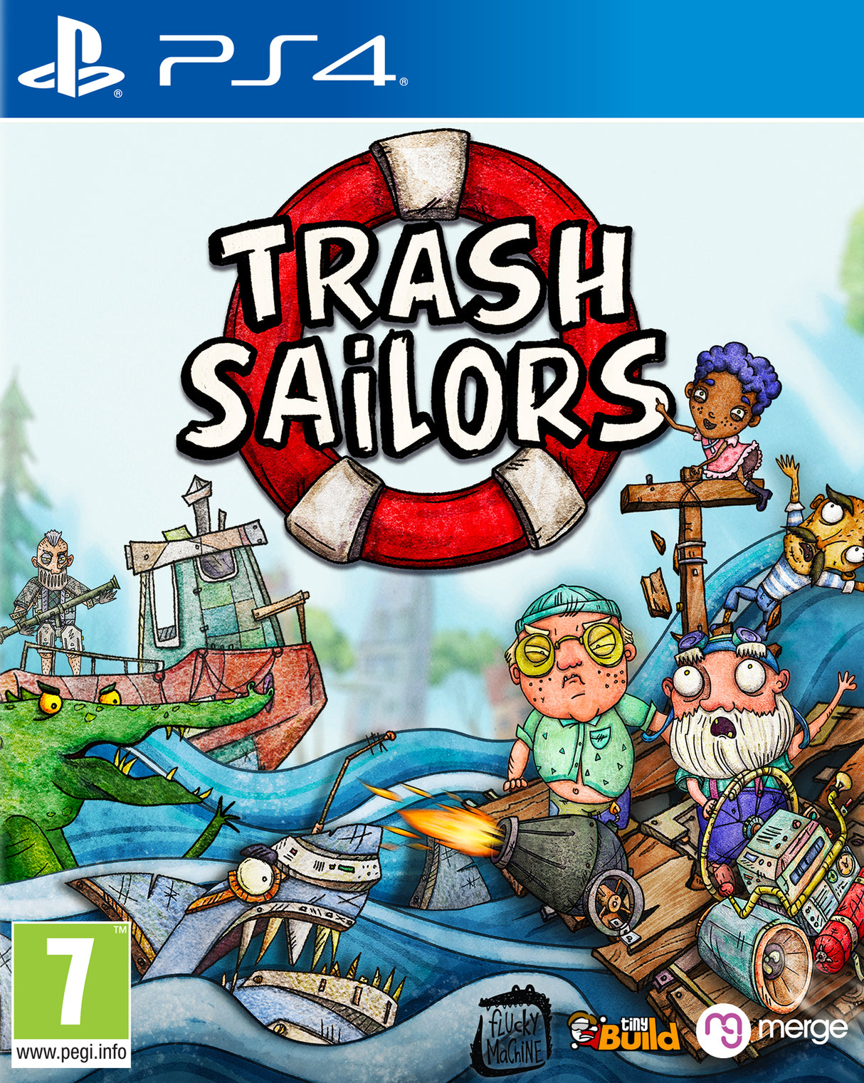 TRASH SAILORS   Playstation 4 Video Game