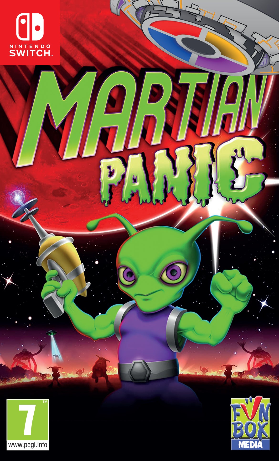 MARTIAN PANIC Nintendo Switch Video Game
