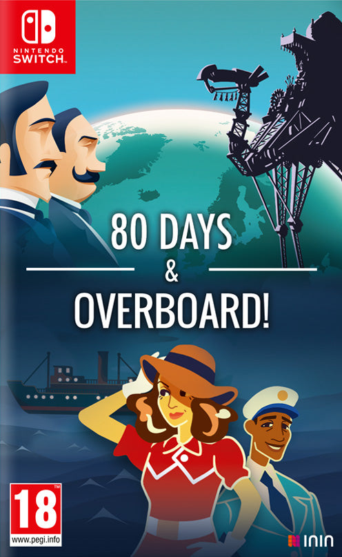 80 DAYS & OVERBOARD  Nintendo Switch Video Game