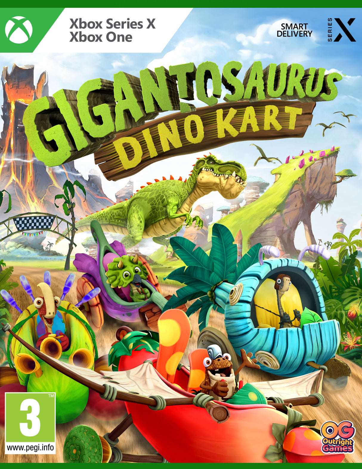 GIGANTOSAURUS DINO KART   Xbox One Video Game