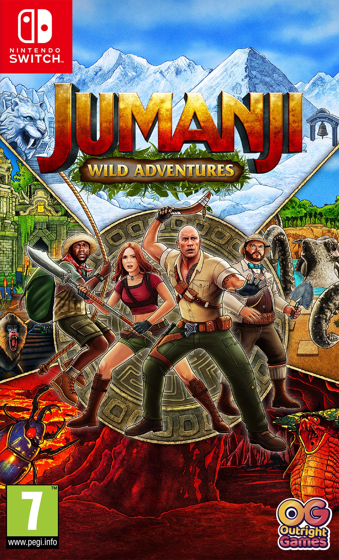 JUMANJI WILD ADVENTURES   Nintendo Switch Video Game