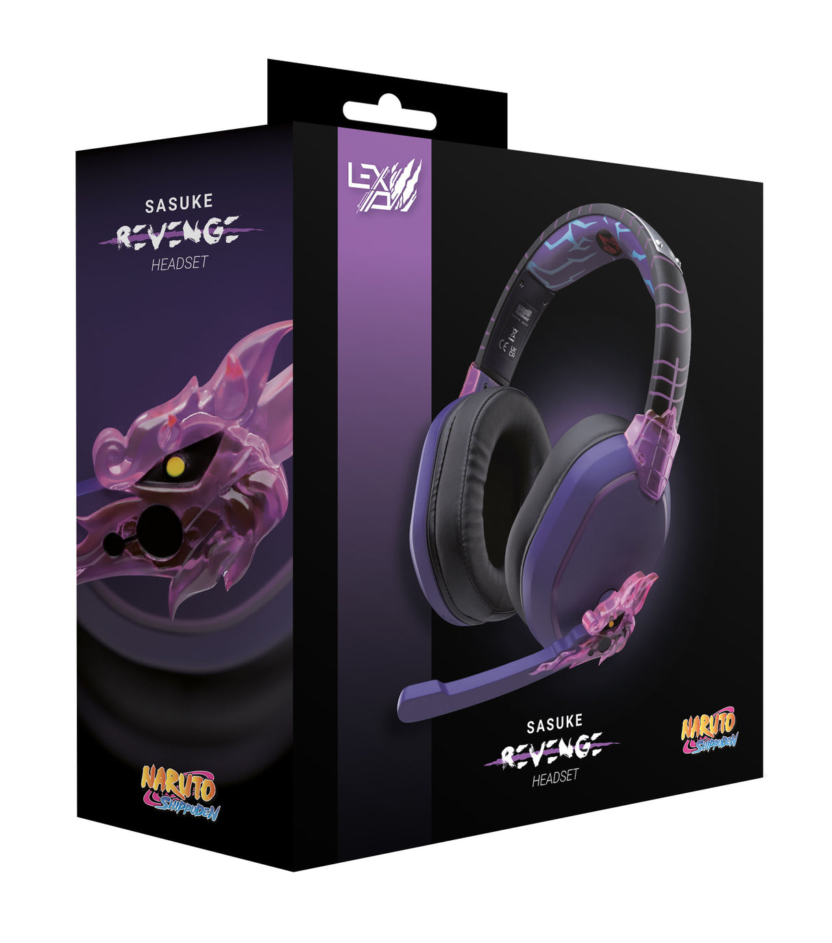 LEXIP NARUTO SASUKE HEADSET   PC Xbox One Playstation 4 Playstation 5 Nintendo Switch Headphones