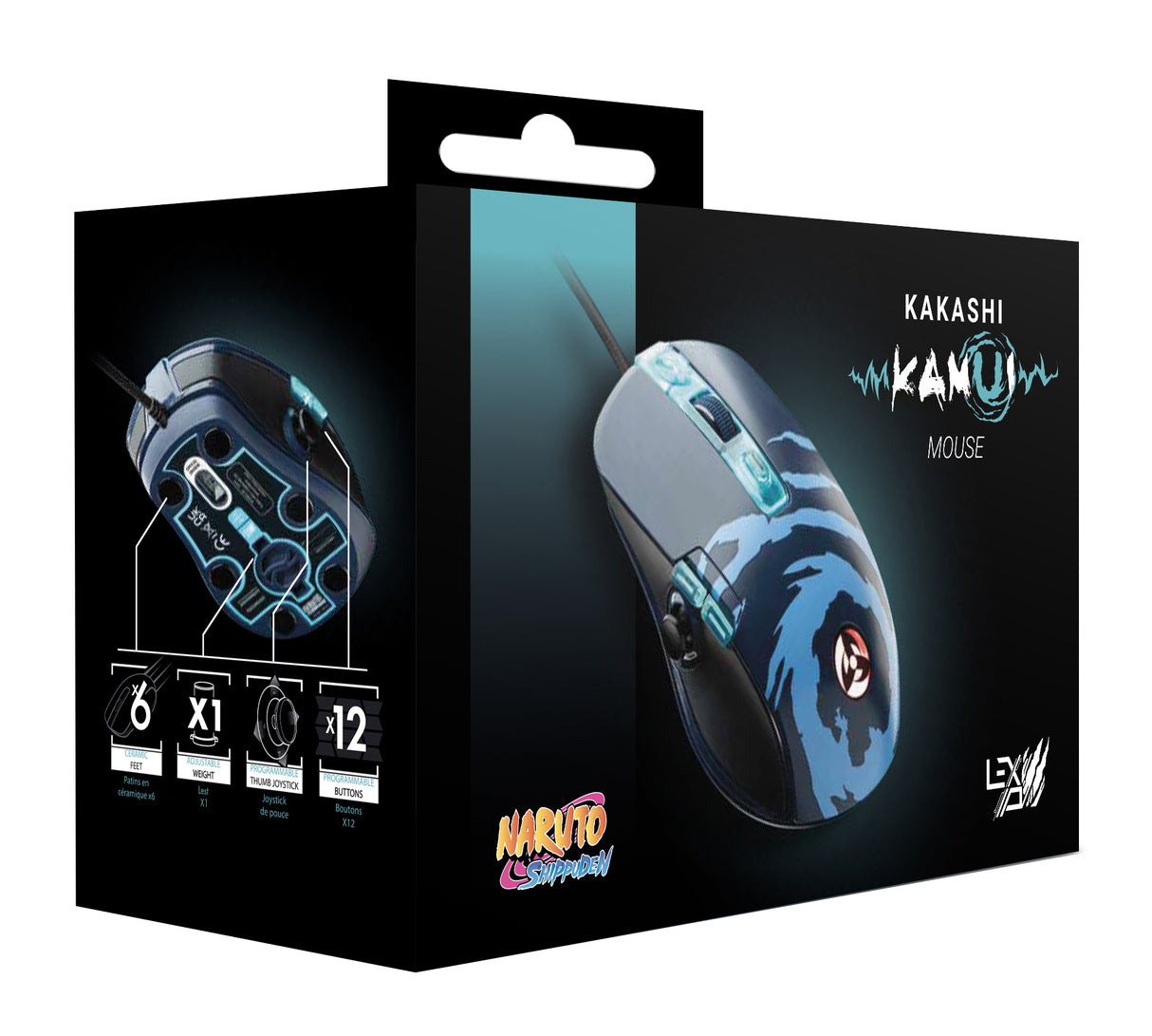 LEXIP NARUTO KAKASHI MOUSE   PC Mouse