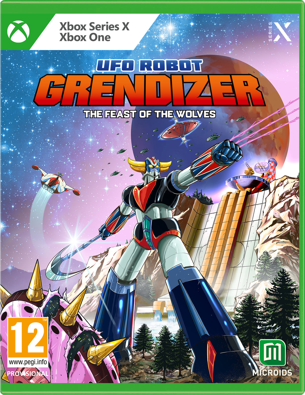 UFO ROBOT GRENDIZER FST OT WLV Microsoft Xbox SX Video Game