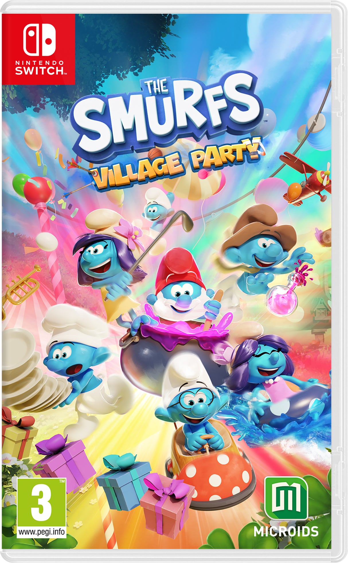 THE SMURFS VILLAGE PARTY   Nintendo Switch Video Game