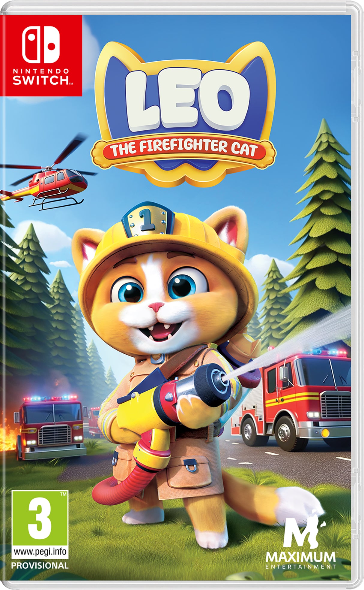 LEO THE FIREFIGHTER CAT  Nintendo Switch Video Game