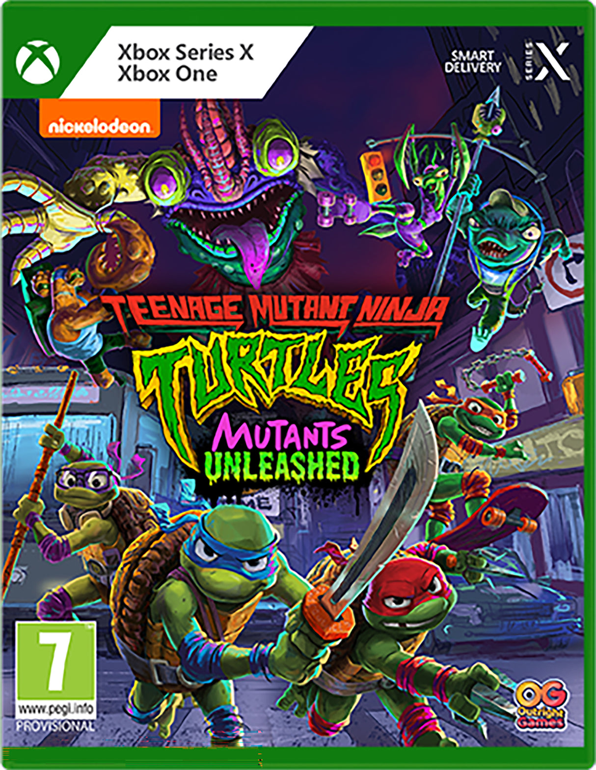 TMNT MUTANTS UNLEASHED   Microsoft Xbox SX Video Game