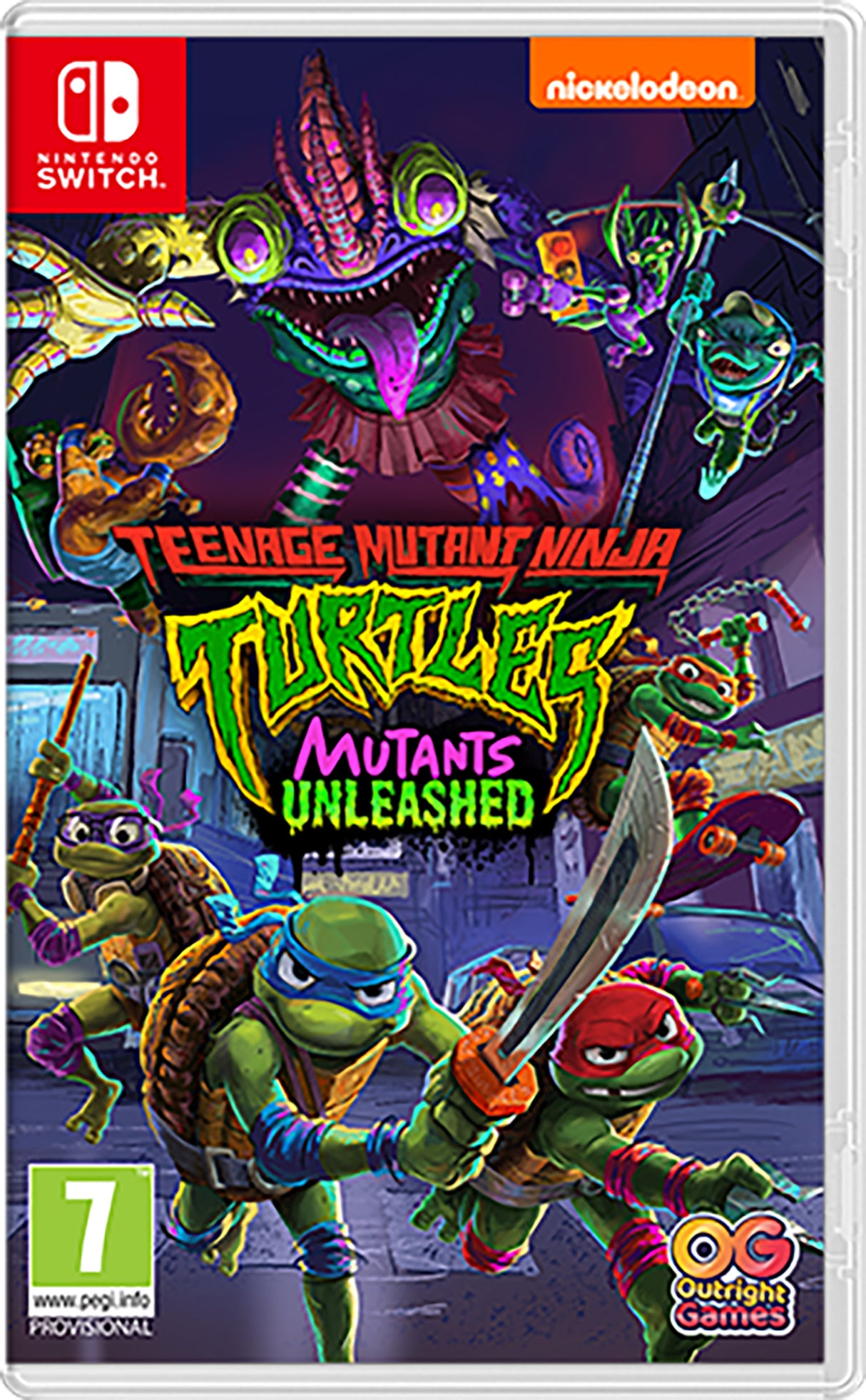 TMNT MUTANTS UNLEASHED   Nintendo Switch Video Game