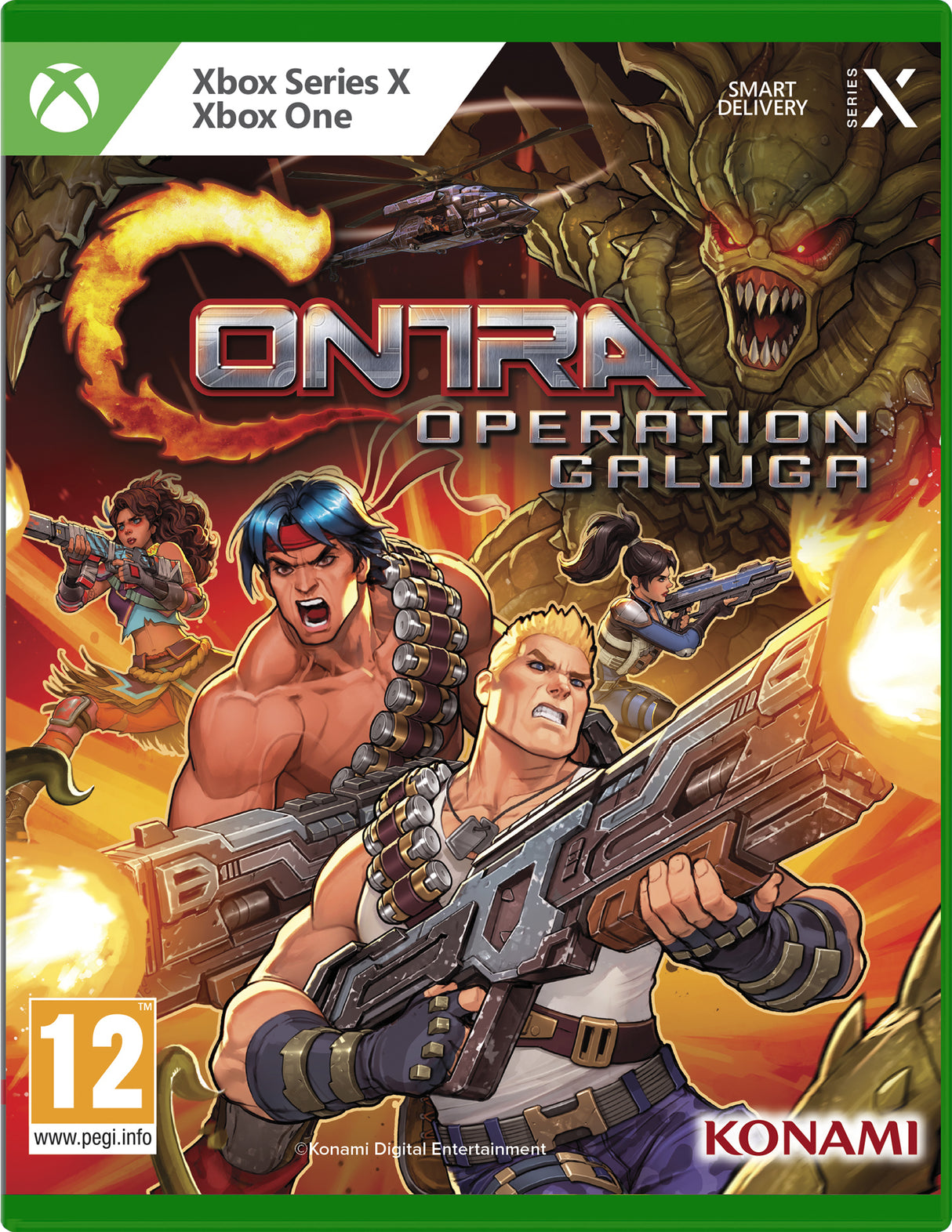 CONTRA OPERATION GALUGA  Microsoft Xbox SX Video Game
