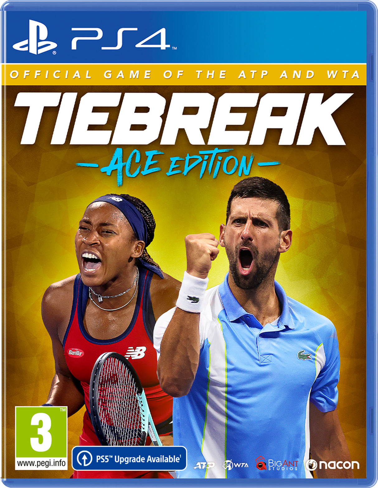 TIEBREAK OFFICIAL GAME ATP WTA Playstation 4 Video Game