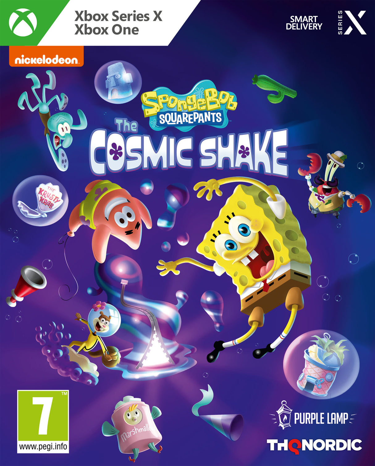 SPONGEBOB COSMIC SHAKE   Microsoft Xbox SX Video Game