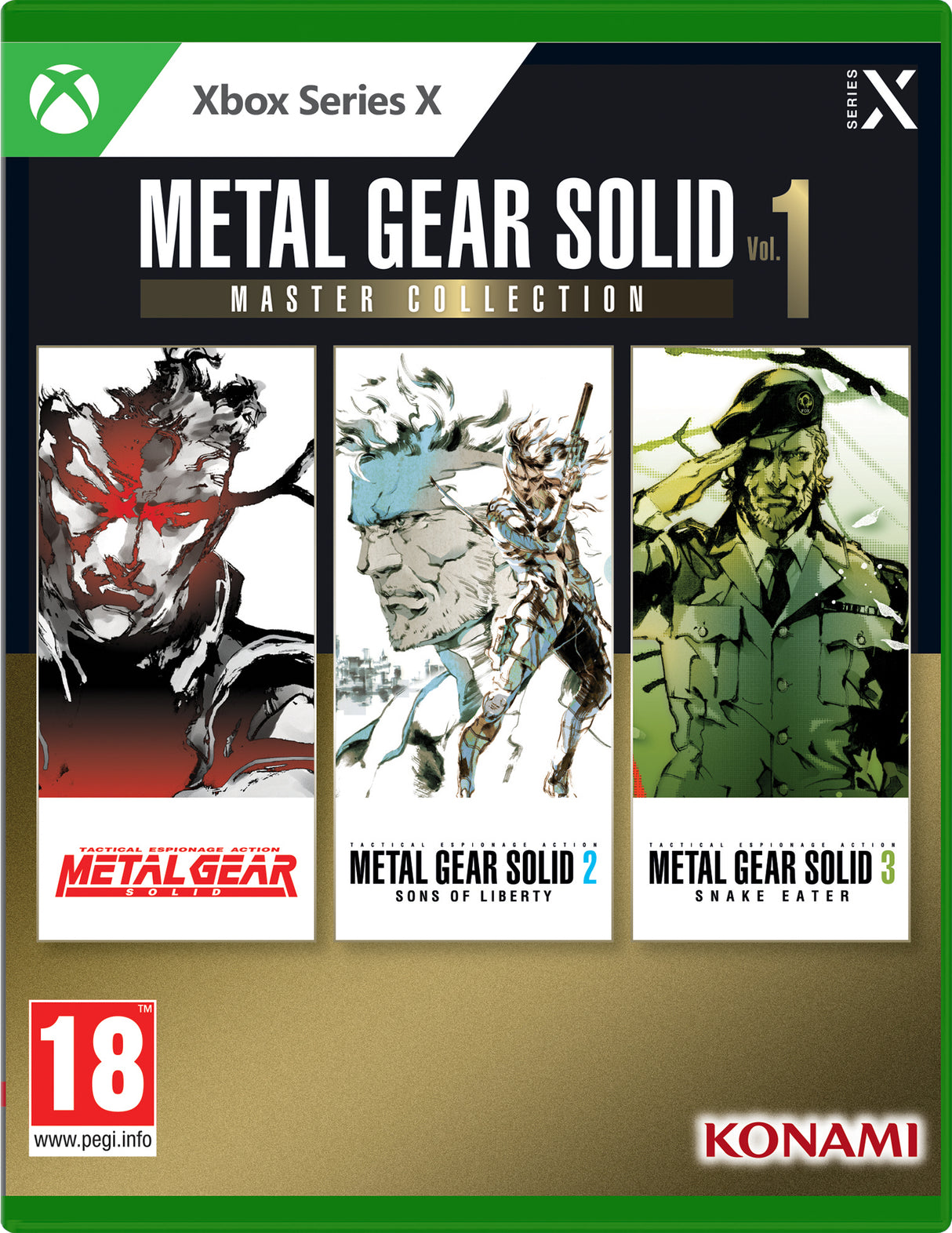 METAL GEAR SOLID MASTER COL V1 Microsoft Xbox SX Video Game