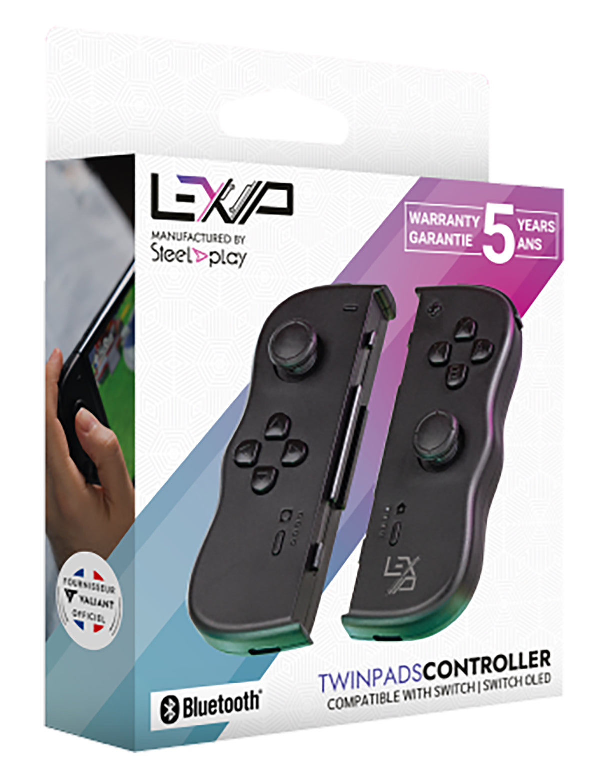LEXIP STEELPLAY TWIN PADS BLAC Nintendo Switch Controller