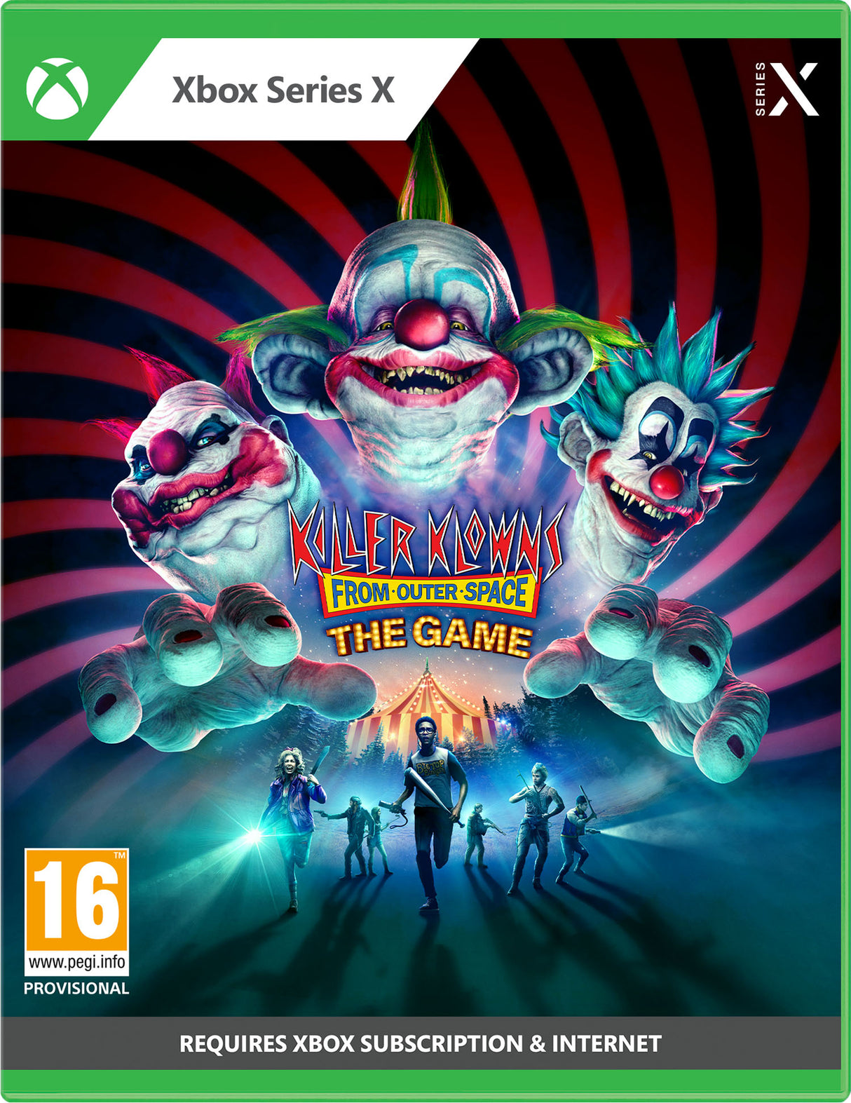 KILLER KLOWNS FROM OUTER SPACE Microsoft Xbox SX Video Game