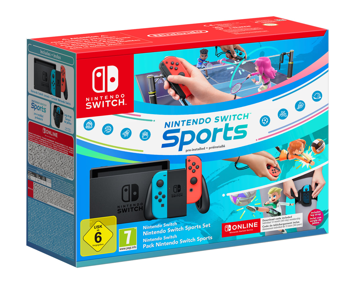 SWITCH HW 1.1 NEON SPORTS 12M  Nintendo Switch Handled Console
