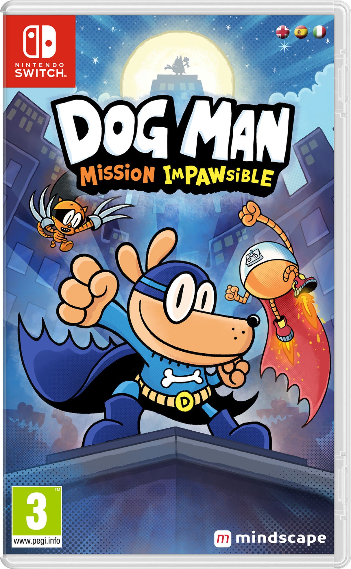 DOG MAN MISSION IMPAWSIBLE   Nintendo Switch Video Game