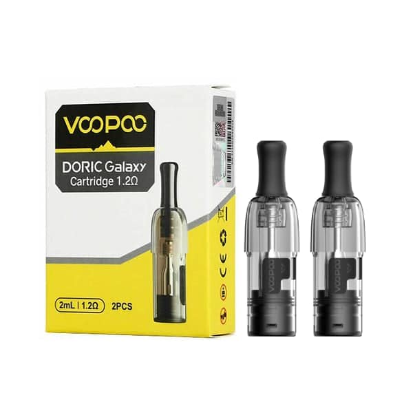 DORIC Replacement Pod Cartridges 2ml 1.2 Ohms (2pcs)