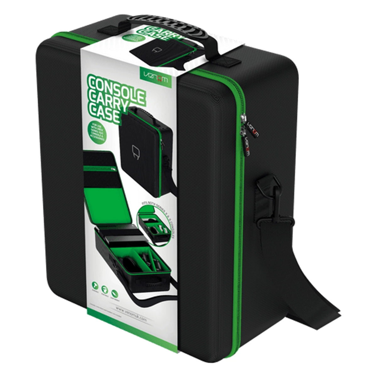 Venom VS4831, Carrying case, Xbox Series X/Xbox Series S, Black, Green