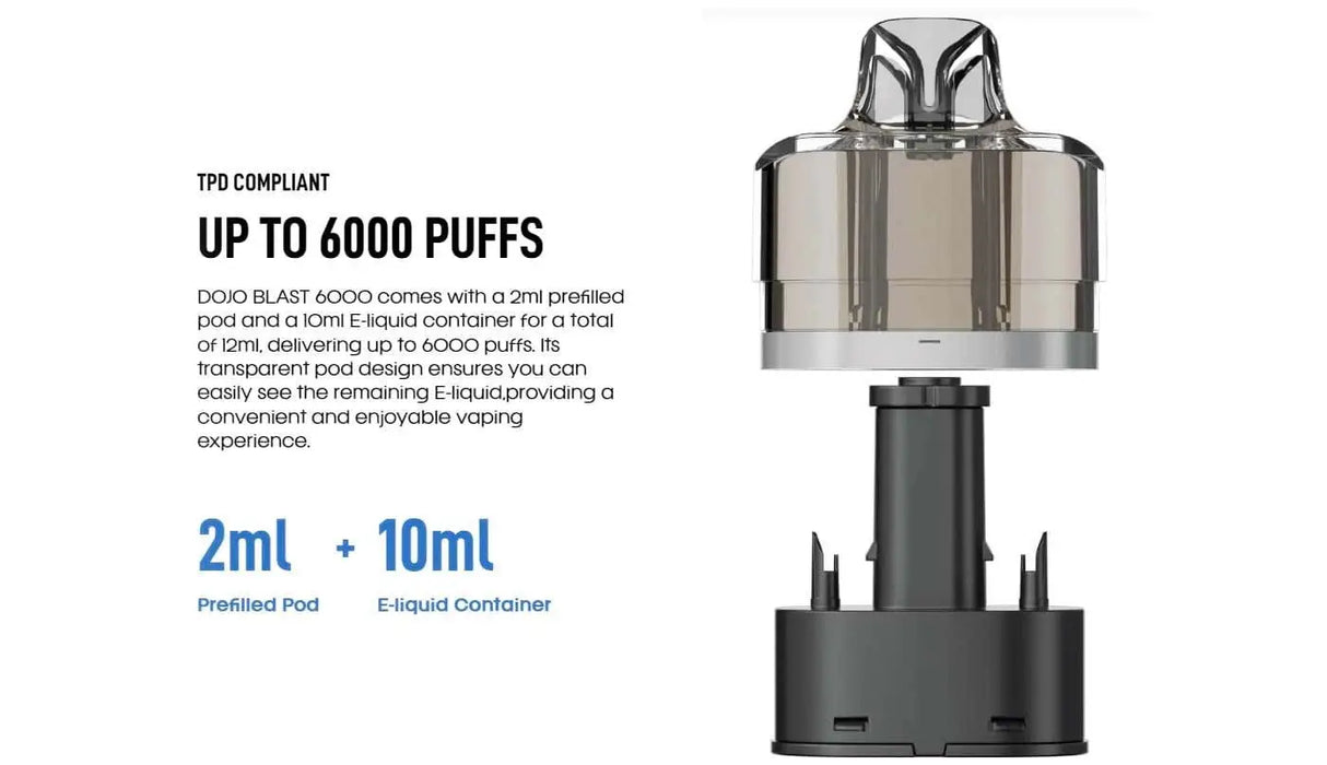 Dojo Blast 6000 Replacement Pod Pack