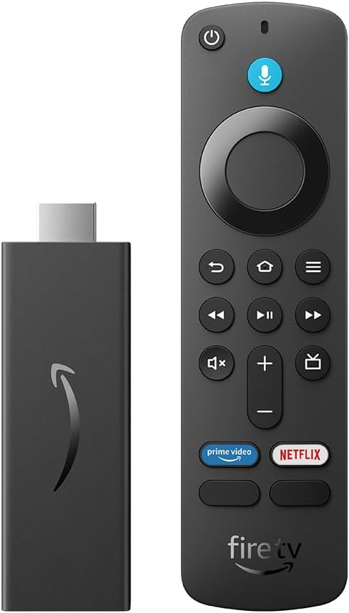 Amazon Fire TV Stick HD (Newest gen), free and live TV, Alexa Voice Remote, smart home controls, HD streaming