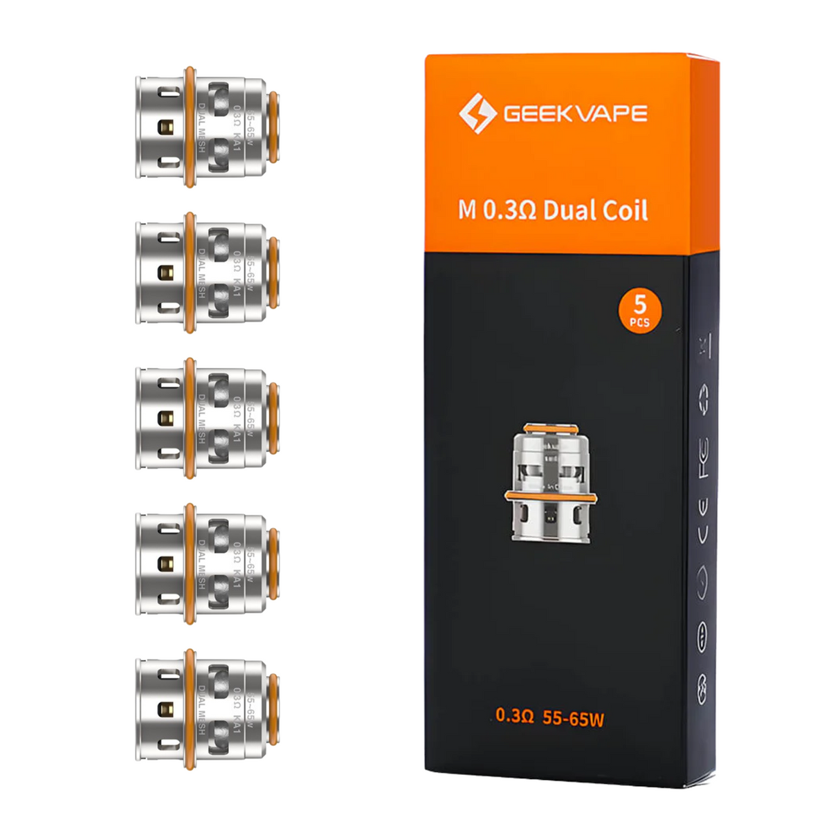 M Series Replacement Coils 0.2/0.15/0.14 Ohms (5Pcs)