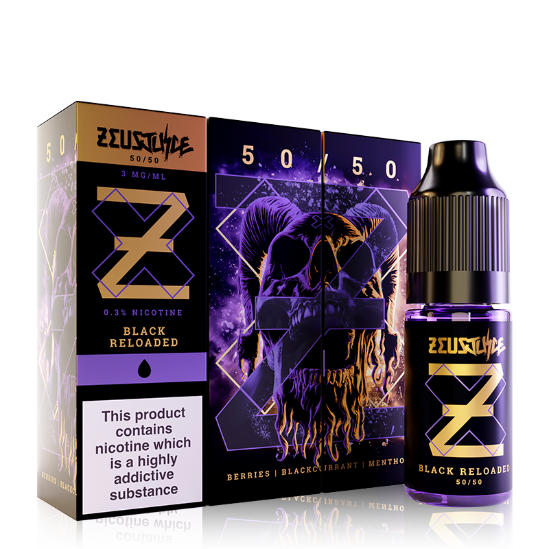 Black Reloaded By Zeus Juice 10ml 50/50